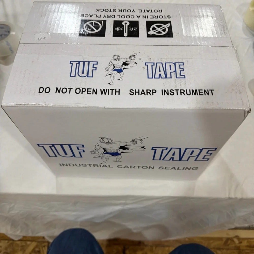 6 Rolls Clear  Packing Tape 2''x110 Yards Totaling  1980 Foot Long.‎